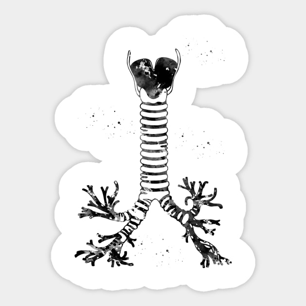 Windpipe Sticker by erzebeth